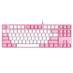 Bàn phím cơ DAREU EK87 Wire Pink White Brown Switch